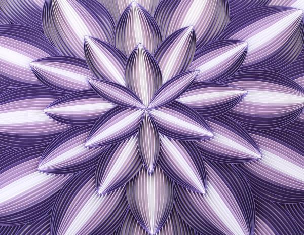 Guha - Trippy Purple Art picture
