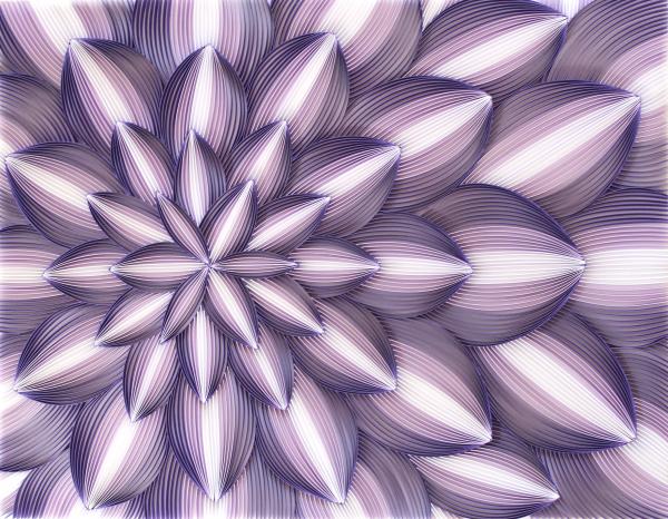 Guha - Trippy Purple Art picture