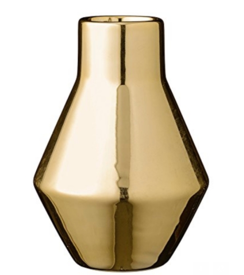 Petite Gold Ceramic Vase