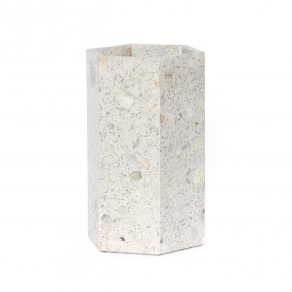 Numar White Terrazzo Umbrella Stand picture