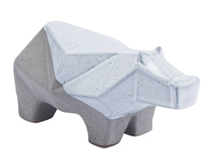 Two-tone Ceramic Hippo