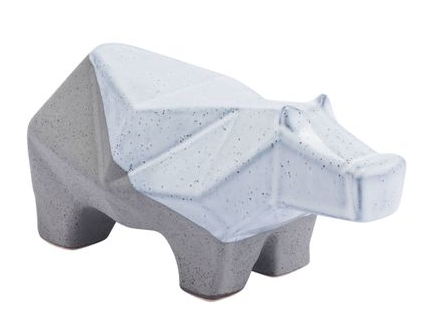 Two-tone Ceramic Hippo