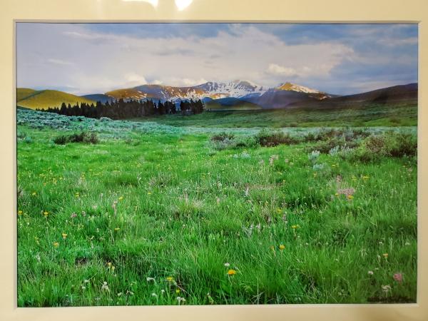 9x12 Matted Print - "Mountain Colors" picture