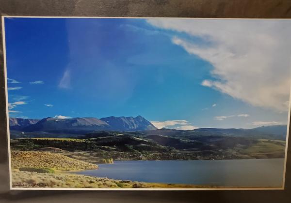 9x12 Matted Print - "Mountains of Colorado 4" picture