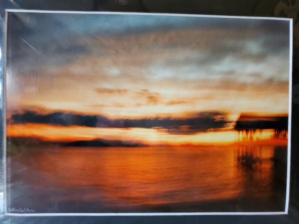 9x12 Matted Print - "Southern Summer Sunset Sky" picture