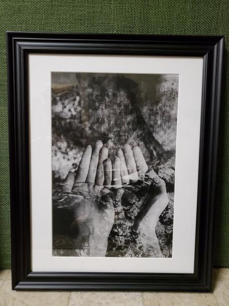 Framed Print - "Holding" picture