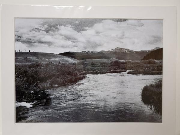 9x12 Matted Print - "Rocky Mountain Waters 1" picture