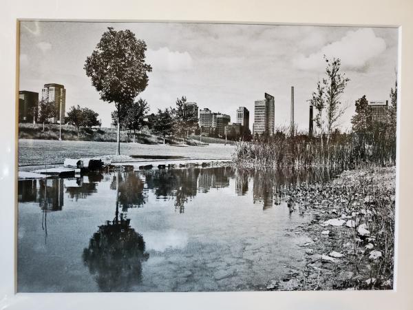9x12 Matted Print - "Reflections of Birmingham"