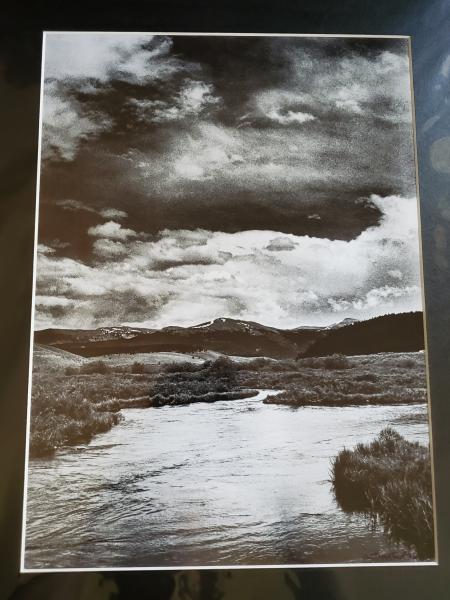 14 x 18 Matted Print - "Rocky Mountain Waters 1"