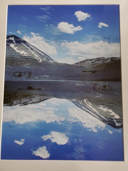 16 x 20 Matted Print - "Geoscape 3" picture