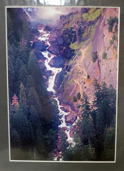 9x12 Matted Print - "Into the Valley" picture