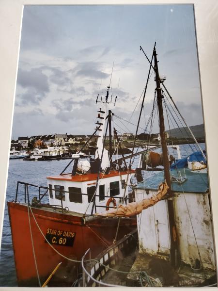 16 x 20 Matted Print - "Evening at Harbour" picture