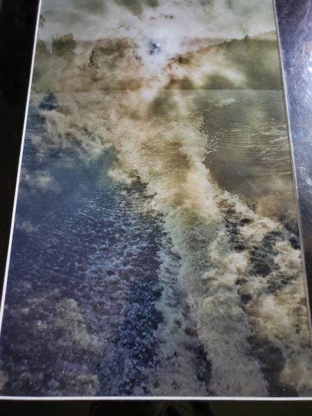 14 x 18 Matted Print - "Earth Meets Sky" picture