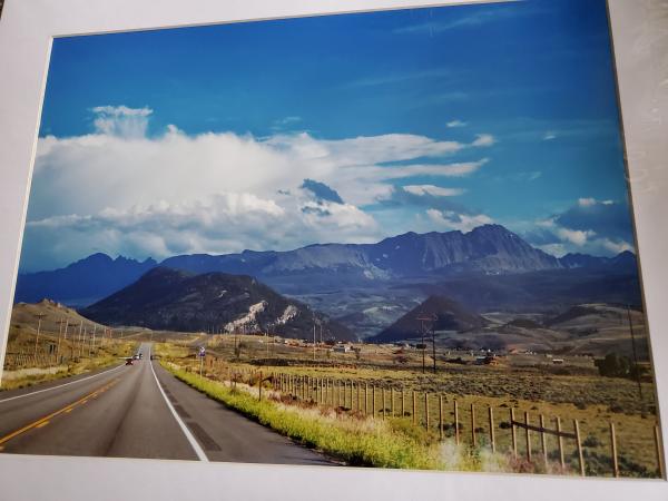 16 x 20 Matted Print - "Along the Westerly Road" picture