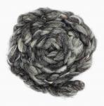 "Shades of Grey" Finnsheep/Alpaca Roving - sold by the ounce