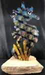 Seahorse Dichroic glass