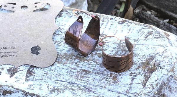 Patina Basket Earrings picture