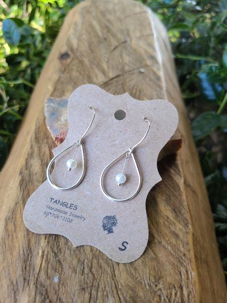 Small Sterling Teardrop Earrings picture