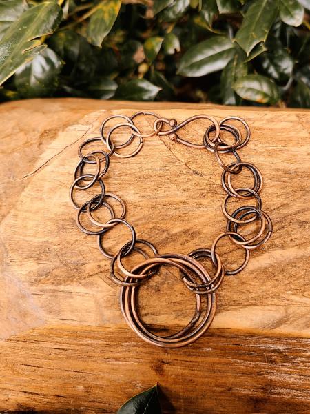 Mobius Copper Linked Bracelet