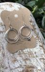 Open Circle Sterling Earrings