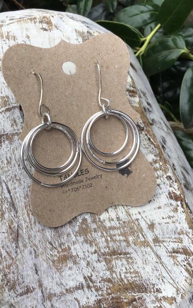 Open Circle Sterling Earrings picture