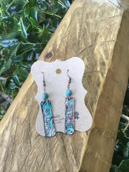 Embossed Earrings