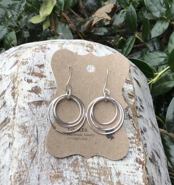 Open Circle Sterling Earrings picture
