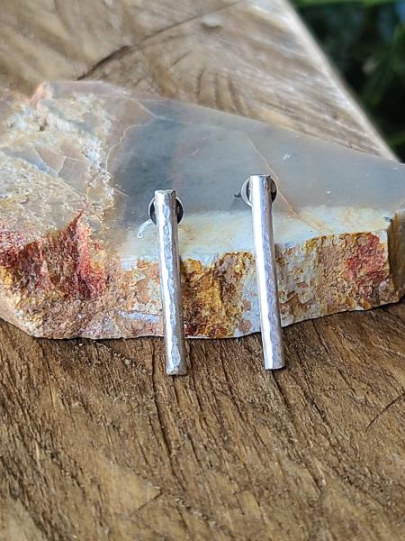 Sterling Silver Bar Earrings picture