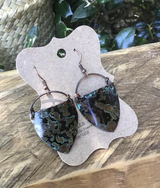 Patina Shield Earrings picture