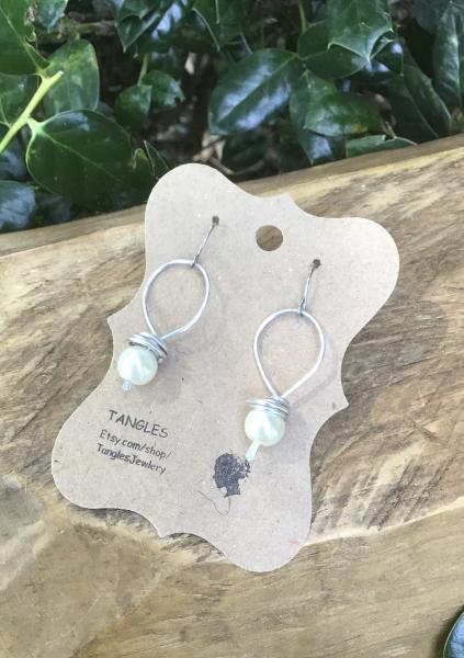 Wrapped Pearl Earrings