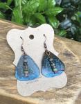 Patina Guitar Pick Earrings