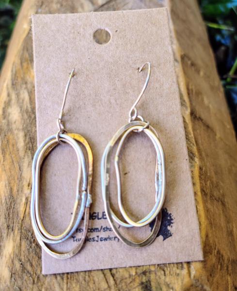 Perfectly Imperfect Mixed Metal Hoops