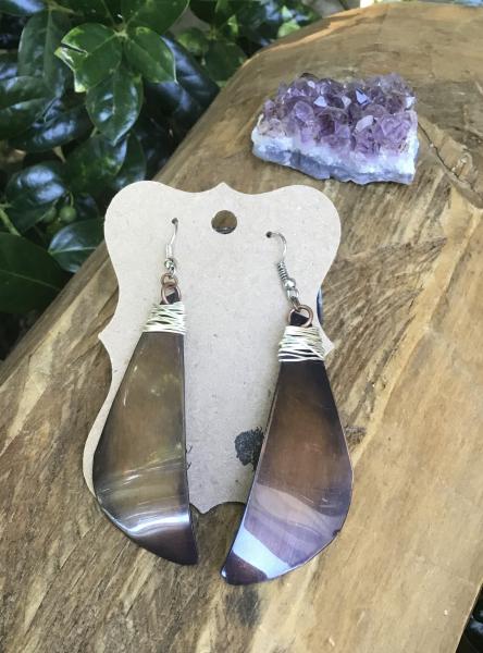 Copper Paddle Earrings picture