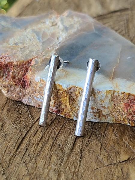 Sterling Silver Bar Earrings picture