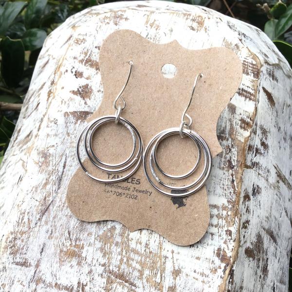 Open Circle Sterling Earrings picture