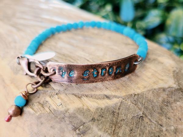 ‘Be Strong’ Inspirational Bracelet