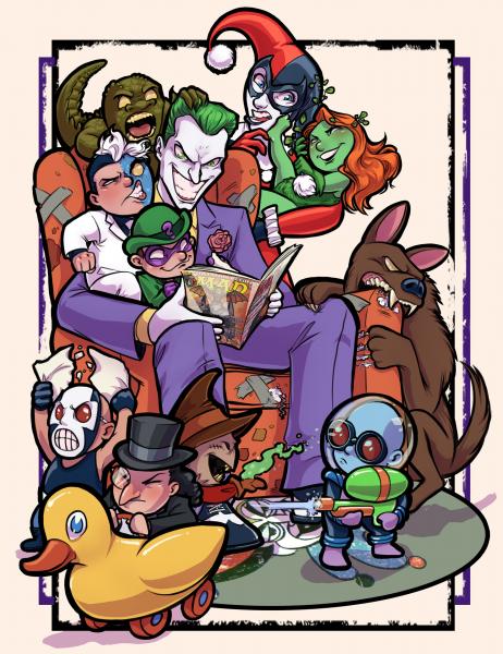 BAT-VILLAIN FAMILY