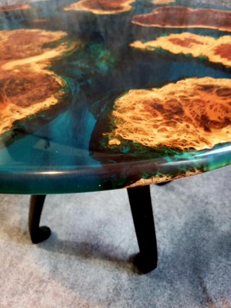 Mallee Burl Island Ocean Table picture