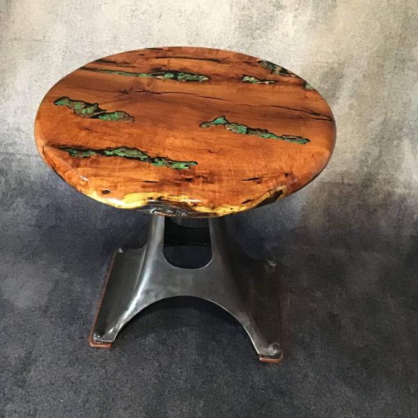 Mesquite “creamer base” side table picture