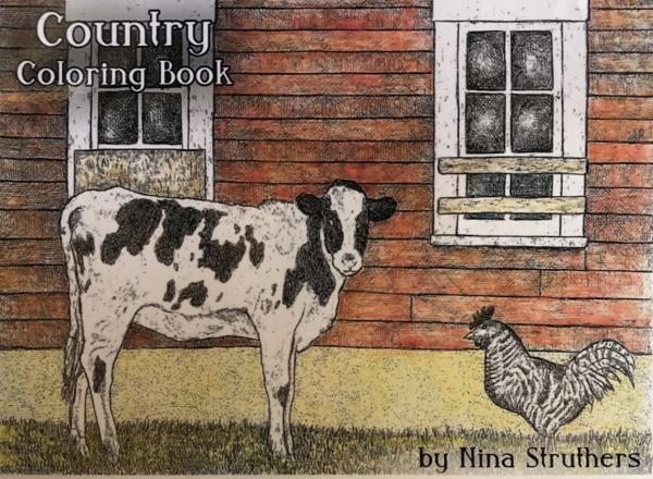 Country Coloring Book picture