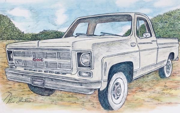 1984 GMC pick up truck picture