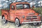 Old Red Dodge Truck