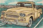 Yellow Chevy Apache