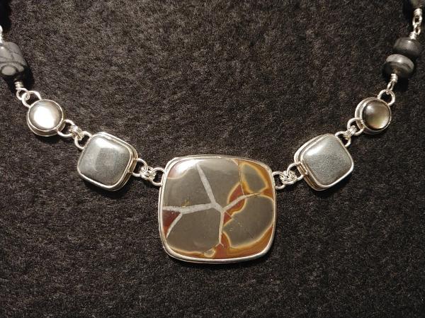 Septarian & Hematite Necklace picture