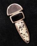 Dalmatian Jasper, Black Onyx & Vinyl