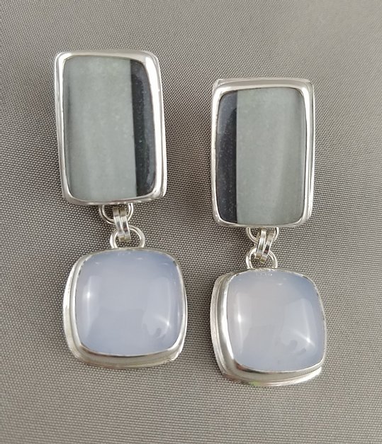 Blue Opal & Blue Chalcedony