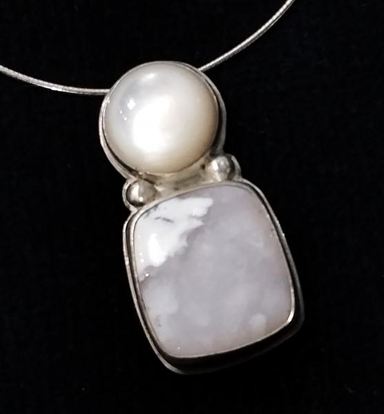 Dendritic Opal & Mother-of-Pearl picture