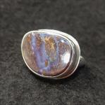 Boulder Opal Silver Ring