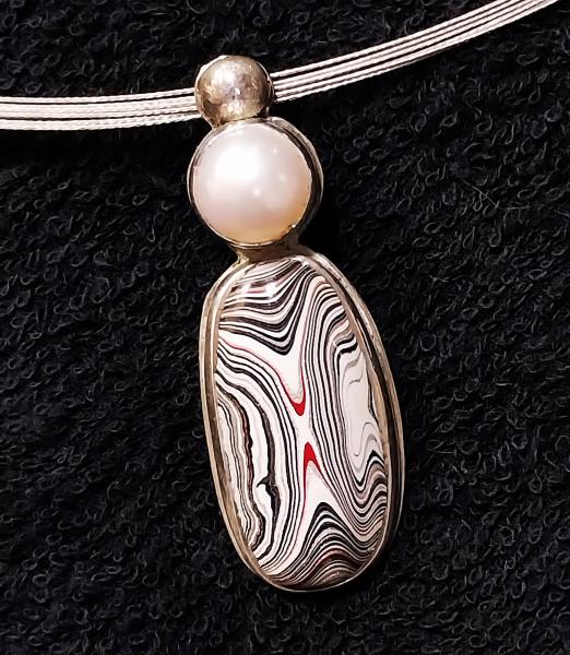 Fordite & Freshwater Pearl