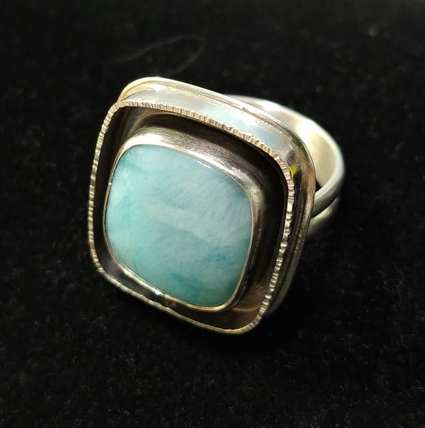 Larimar Shadow Box Ring II